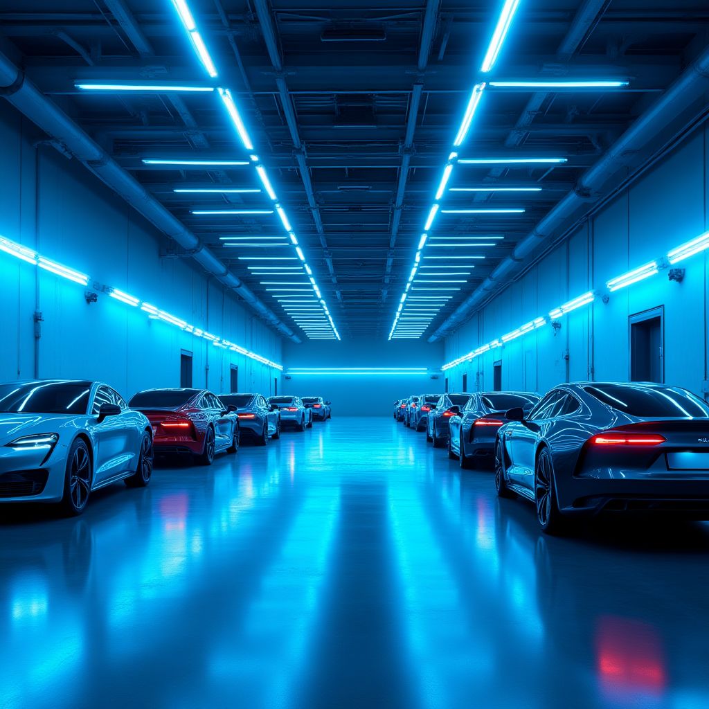Vista panorámica del taller futurista